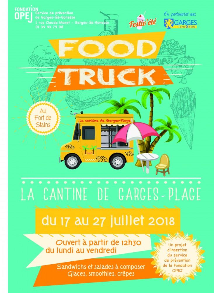Du 17 au 27 juillet, la cantine de Garges-Plage, un projet d'insertion professionnelle de notre service de prévention spécialisée de Garges-lès-Gonesse.